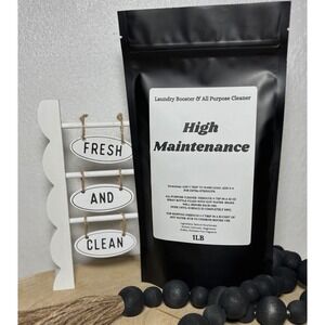High Maintenance Laundry Booster All Purpose Cleaner Stain Remover‎ 1 LB